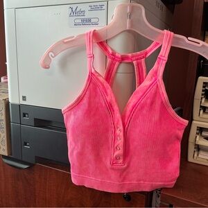 Zenana Hot Pink Padded Brami